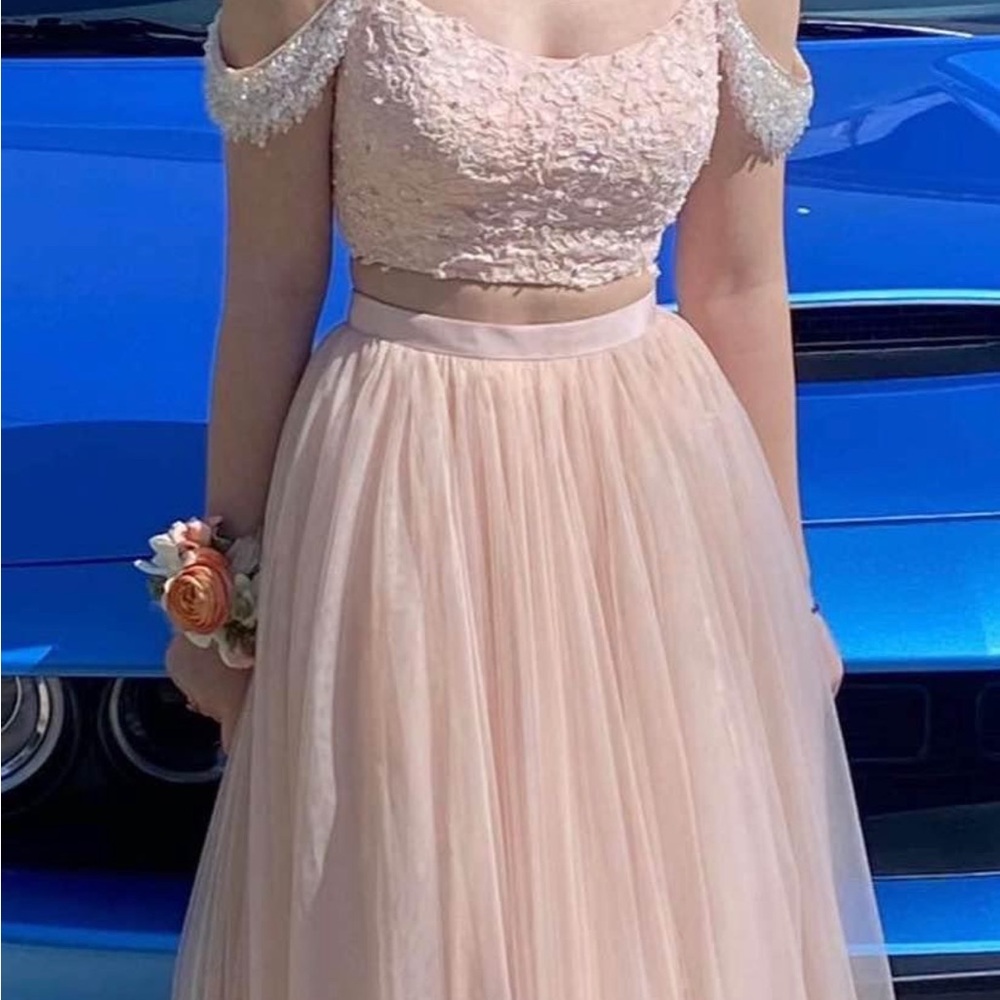 Rhinestone Prom Dress